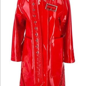 BURBERRY Luxury Fashion Womens Red Trench Coat